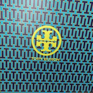 Tory Burch Blue and Yellow Patterned Ankle Boots